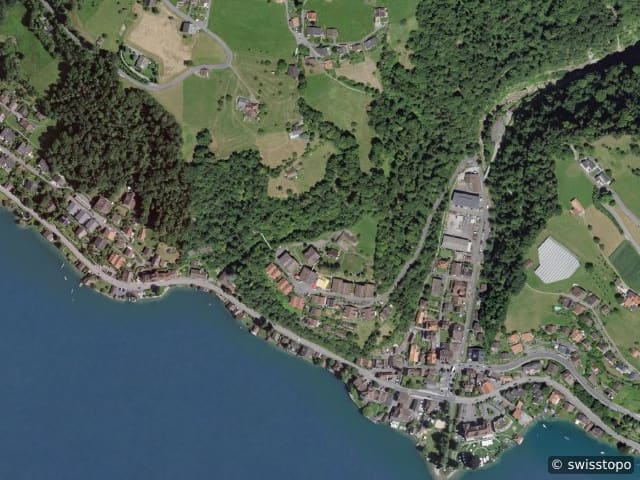 Luftbild Gunten