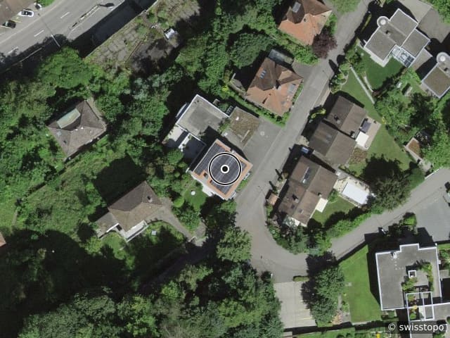Luftbild Oberholzstrasse 32a, Aarau