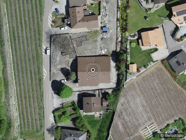 Luftbild Rue de la Losentze 30, Chamoson