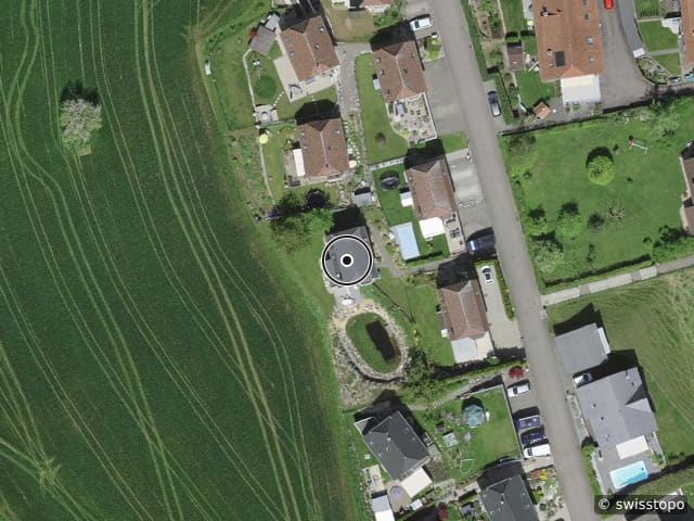Luftbild Bächlerweg 32, Läufelfingen