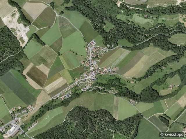 Luftbild Saubraz