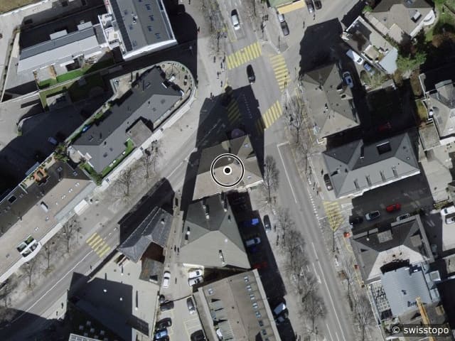 Luftbild Avenue de la Gare 9, Sion