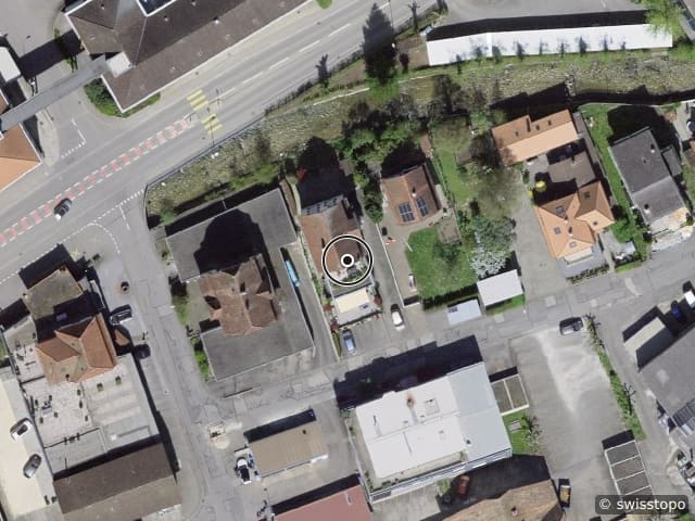 Luftbild Rue de l’Ecluse 28, Moutier