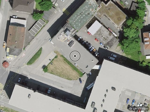 Luftbild Rue de l'Industrie 19, Sainte-Croix