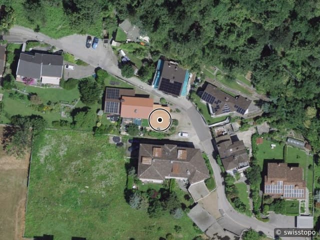 Luftbild Via in Selva 33, Locarno