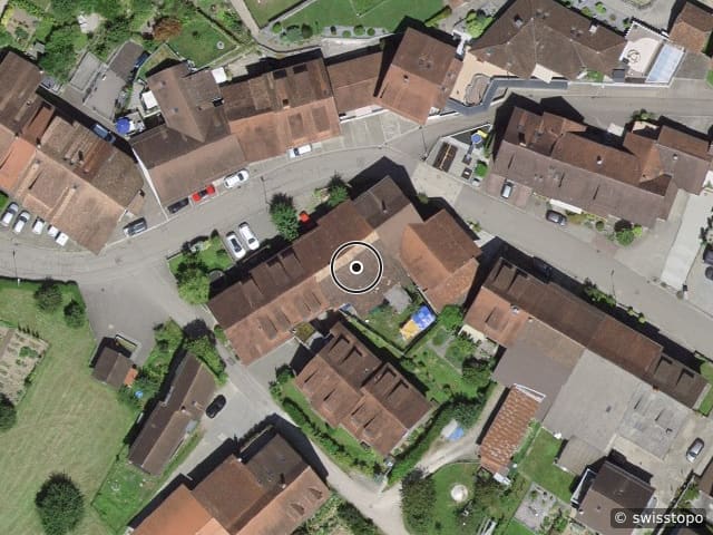 Luftbild Dorfstrasse 14, Tegerfelden