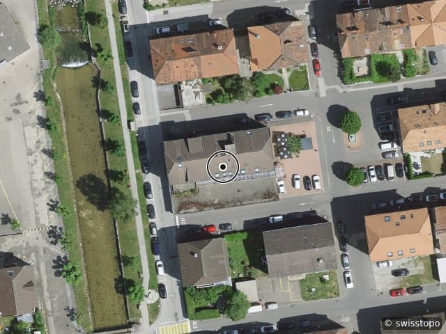 Luftbild Rue du Grenier 11, Neuchâtel