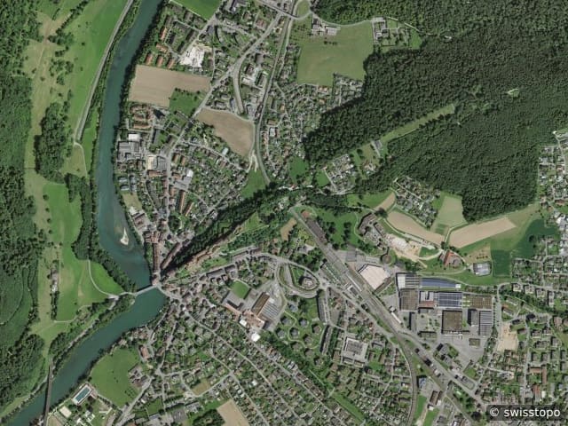Luftbild Aarburg