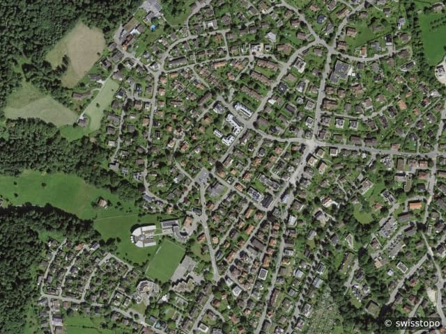 Luftbild Ort s Tannenstrasse 45, St. Gallen
