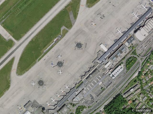 Luftbild Genève