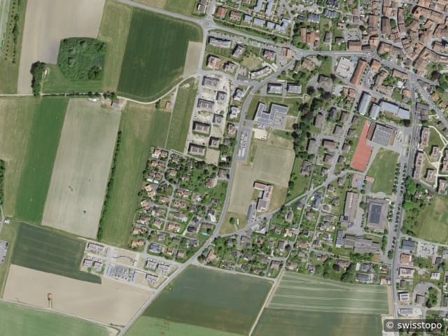 Luftbild Cossonay-Ville