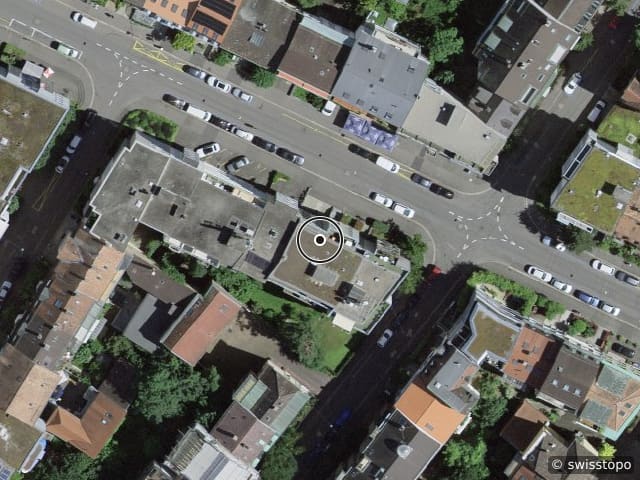 Luftbild Hegenheimerstrasse 79, Basel