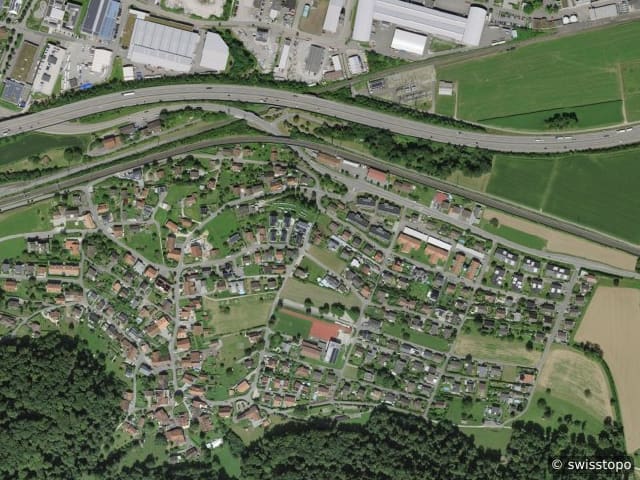 Luftbild Münchwilen AG