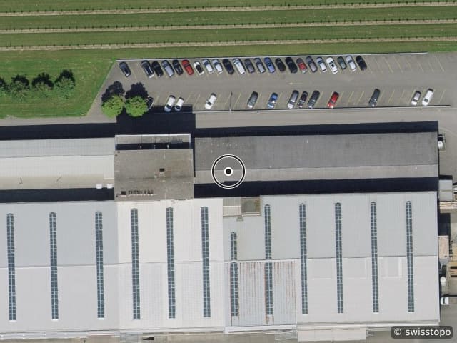 Luftbild Fabrikstrasse 1, Erlen