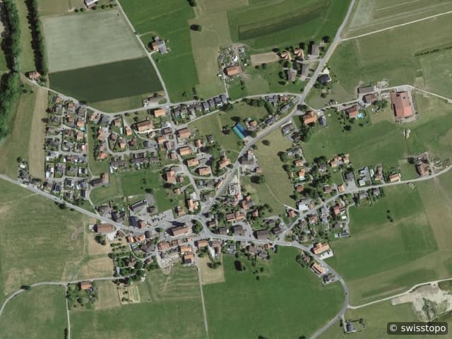 Luftbild Rte d'Estavayer-le-Gibloux 21, Autigny