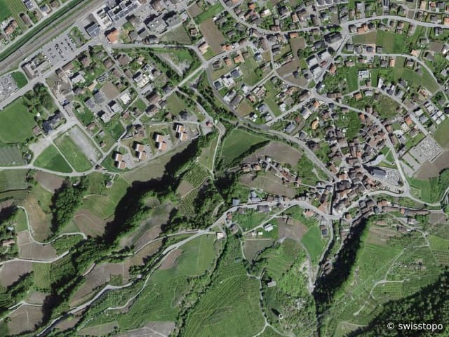Luftbild Tovassière 39, Saxon