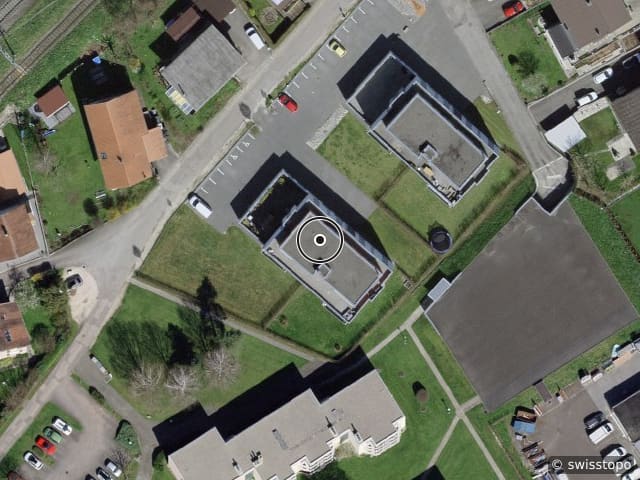 Luftbild Rue de Chaux 19, Delémont