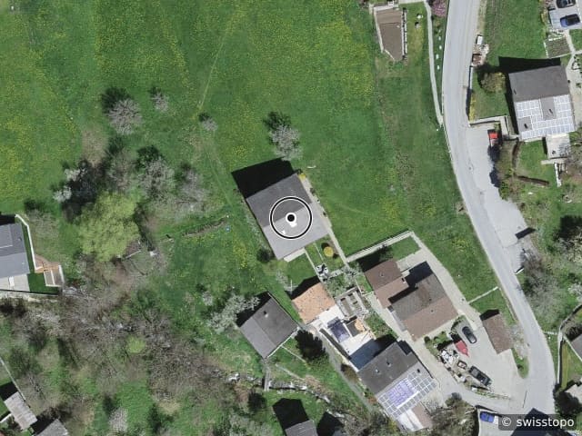 Luftbild Maurackerstrasse 18, Bürchen