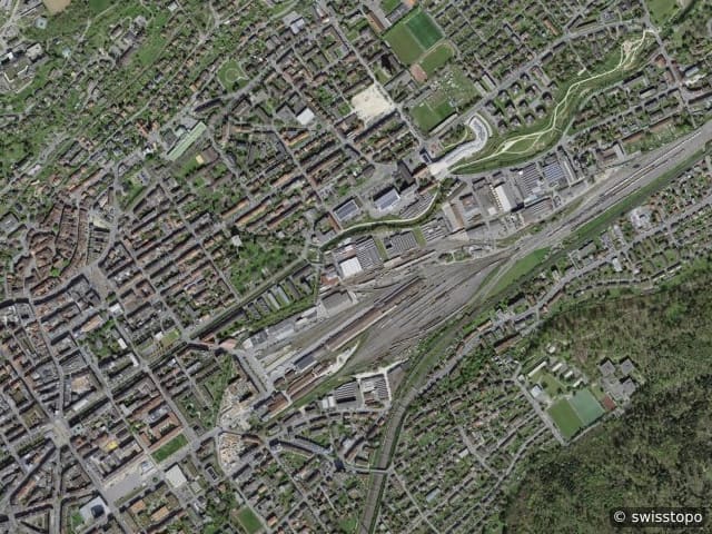 Luftbild Schützengasse 114, Biel/Bienne