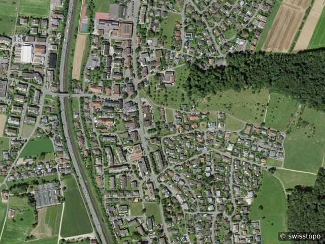 Luftbild Hausen