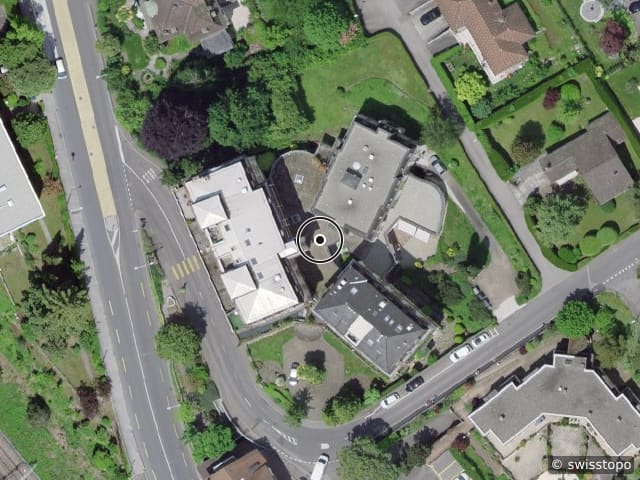 Luftbild Rue Bonivard 1, Veytaux