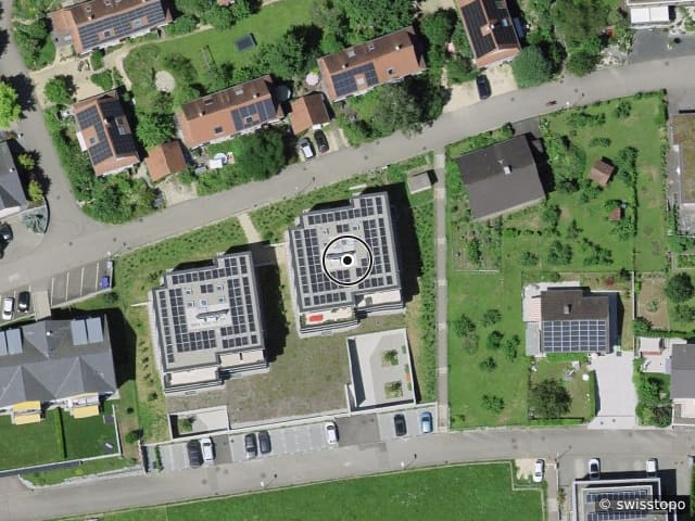 Luftbild Huebacherweg 14, Gelterkinden