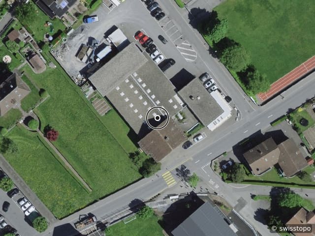 Luftbild Sarganserstrasse 9, Mels