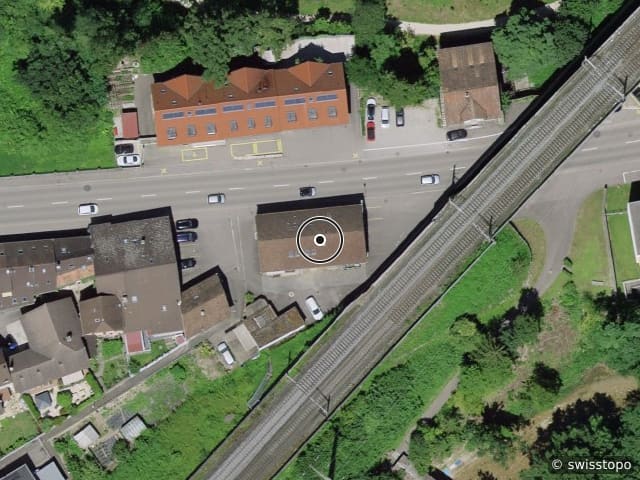 Luftbild Hauptstrasse 22, Augst