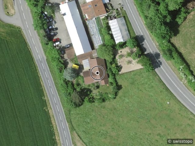 Luftbild Schwarzseestrasse 62, Tafers