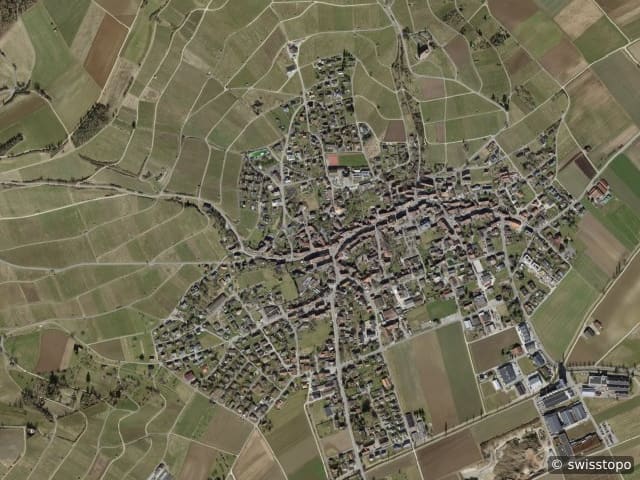 Luftbild Hallau