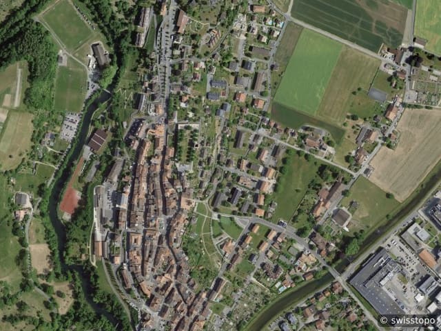 Luftbild Orbe