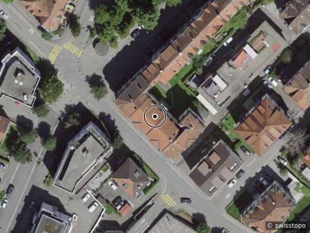 Luftbild Heimatstrasse 19, St. Gallen