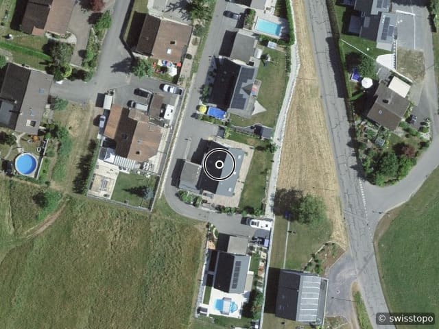 Luftbild Chemin de l'Abessa 9, Villeneuve