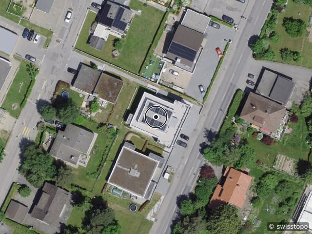 Luftbild Route d'Arruffens 12, Romont FR