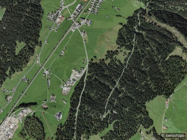 Luftbild Davos