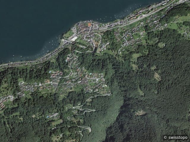 Luftbild Vira Gambarogno