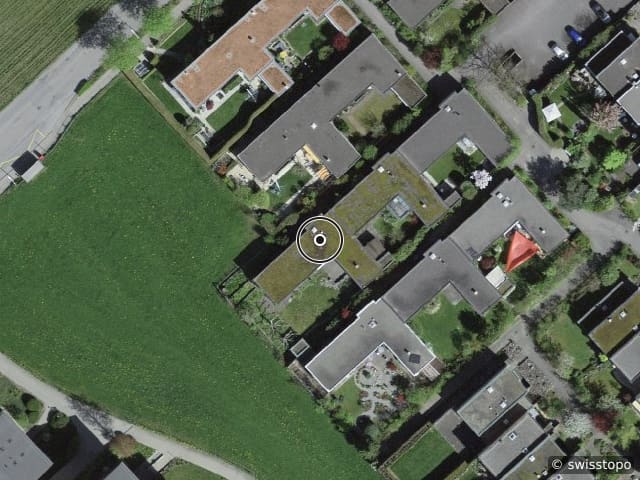 Luftbild Ahornweg 16, Spiegel b. Bern