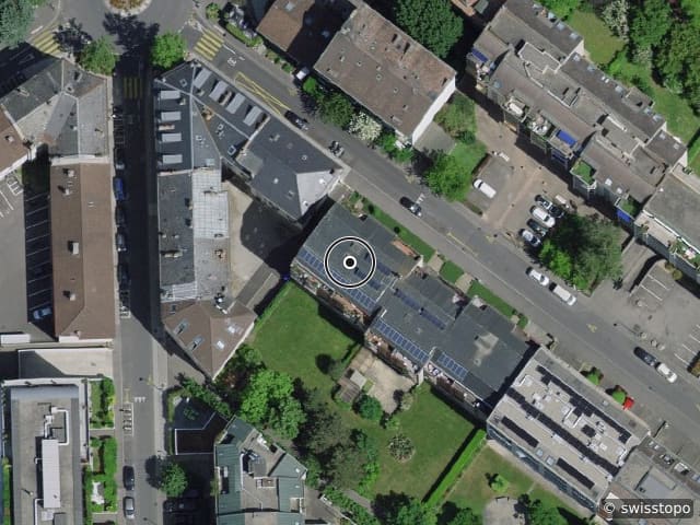 Luftbild Rue de la Gabelle 24, Carouge