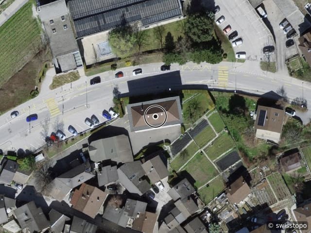 Luftbild Rue de Guillamo 4, Sierre