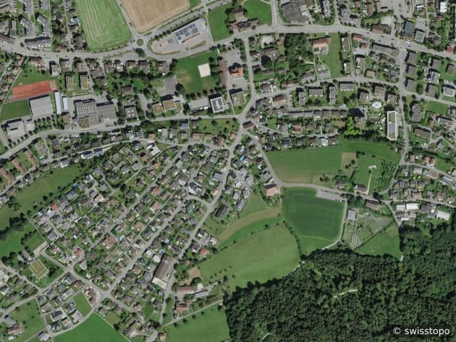 Luftbild: das Gebiet