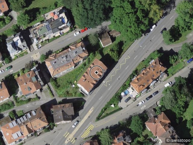 Luftbild Teufener Strasse 84, St. Gallen