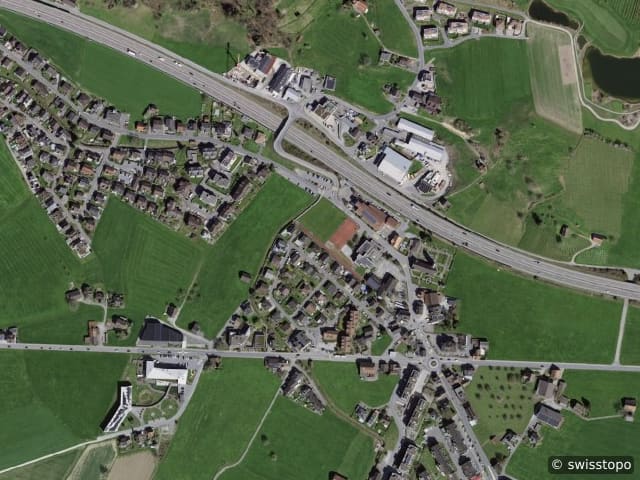 Luftbild Wangen SZ
