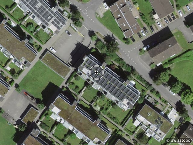 Luftbild Hübeliacker 11a, Suhr