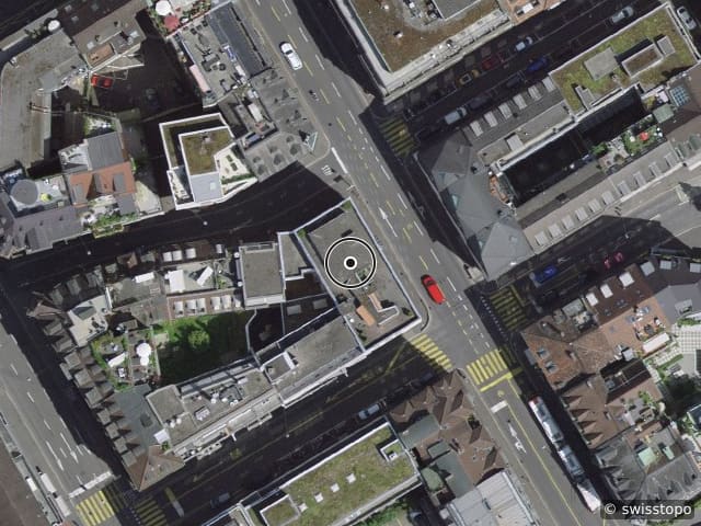 Luftbild Löwenstrasse 7, Luzern