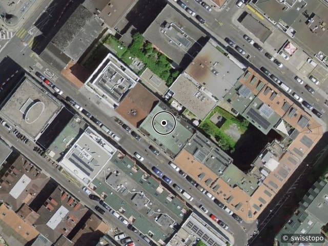 Luftbild Avenue de la Grenade 19, Genève