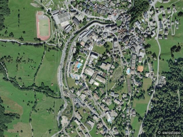 Luftbild Leukerbad