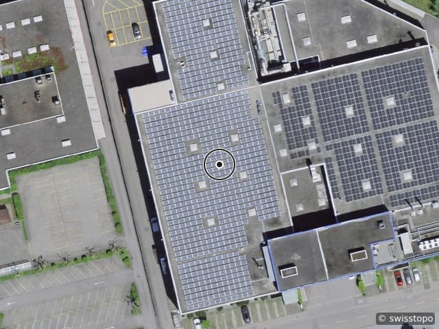 Luftbild Buechstrasse 35, Rapperswil-Jona