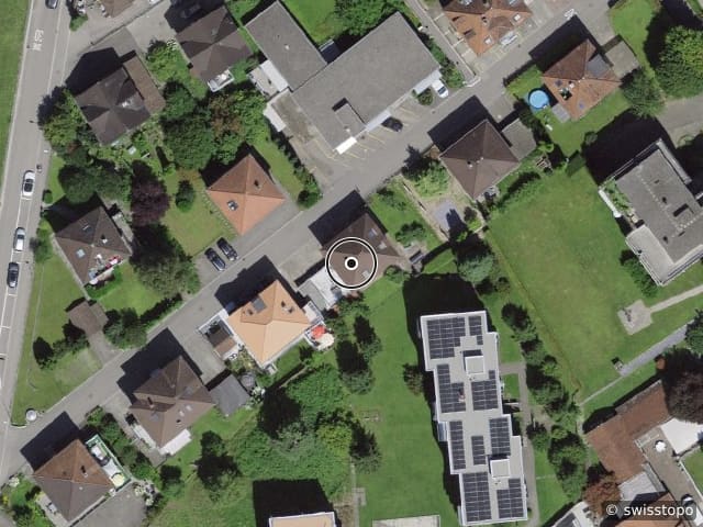 Luftbild Konsumstrasse 8, Uzwil