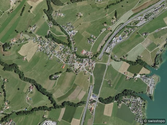 Luftbild Gumefens