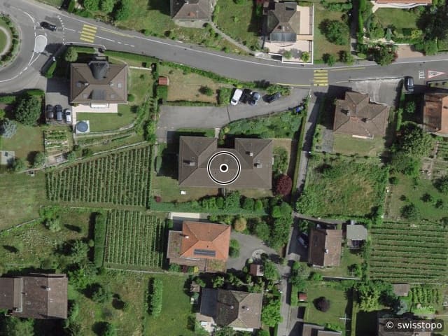 Luftbild Avenue Félix-Cornu 17, Corseaux